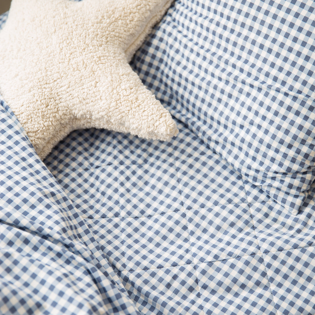 Everyday Nap Mat (Blue, Green & White Gingham) main image 0