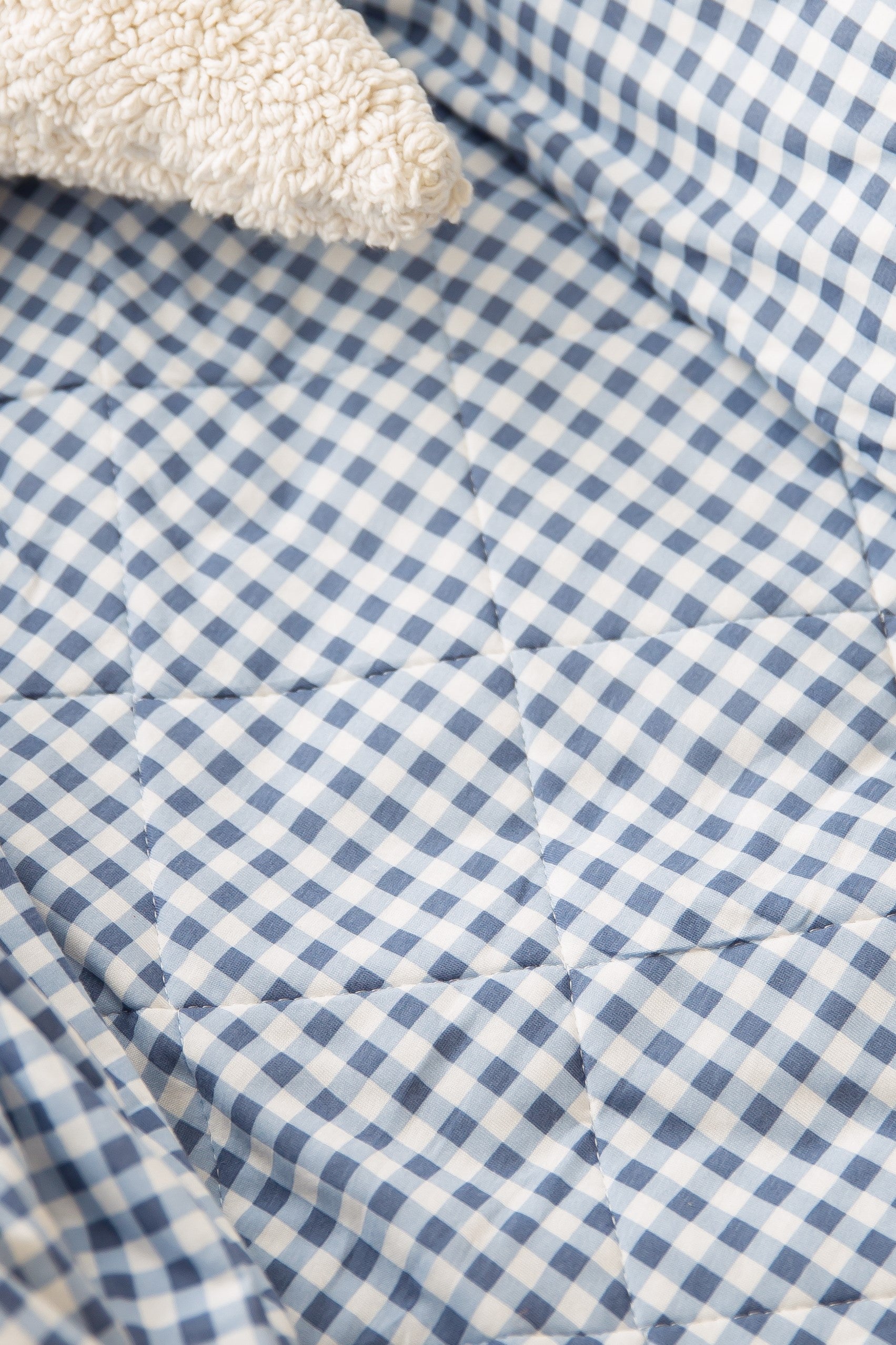 Dusty Blue Gingham- Bed Wetting Mat
