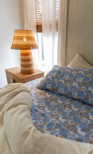 Blue Meadow Waterproof Fitted Sheet