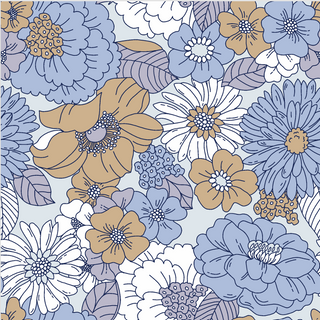Blue Meadow Bed Wetting Mat