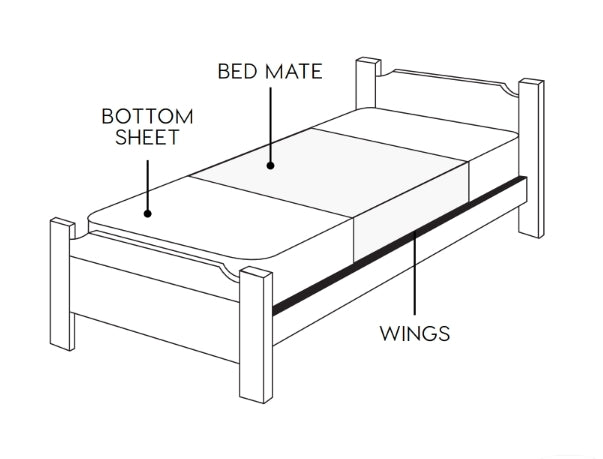 drawing of kids bed 
